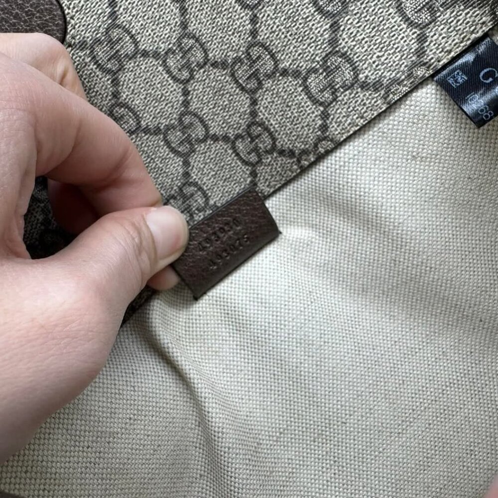 GUCCI Neo Vintage Brown Canvas Belt Bag 599-030825 - Picture 15 of 16